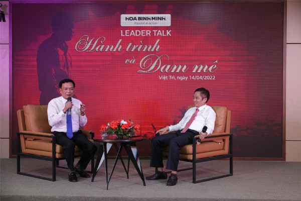 Leader Talk “Hành trình và đam mê” - Tập đoàn Hòa Bình Minh